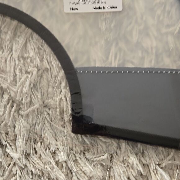 Adjustable Pet Recovery Cone Clear Black See Video Cat Dog Small Injury Surgery - Picture 6 of 15